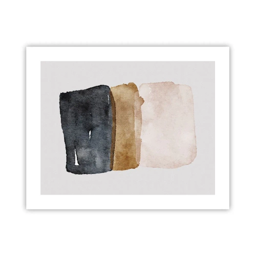 Póster - Una composición de colores tierra - 50x40 cm