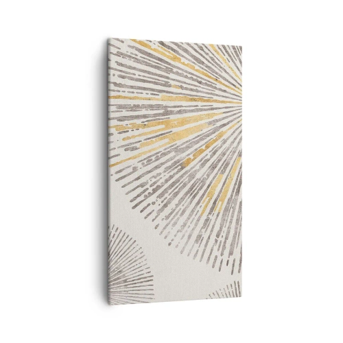 Cuadro sobre lienzo - Impresión de Imagen - Belleza lineal - 45x80 cm