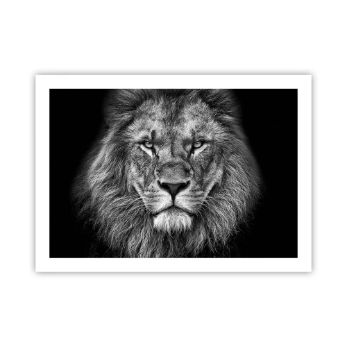 Póster - Con el atuendo de la coronación - 70x50 cm