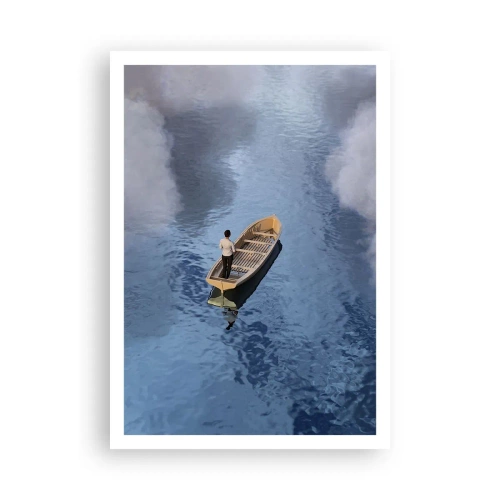 Póster - La vida - el viaje - lo desconocido - 70x100 cm
