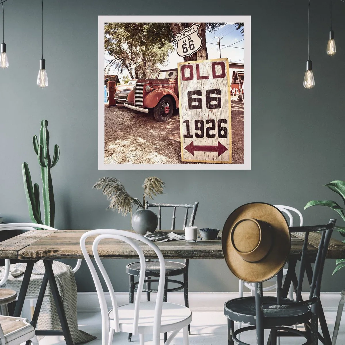 Póster - Una leyenda de la América profunda - 60x60 cm