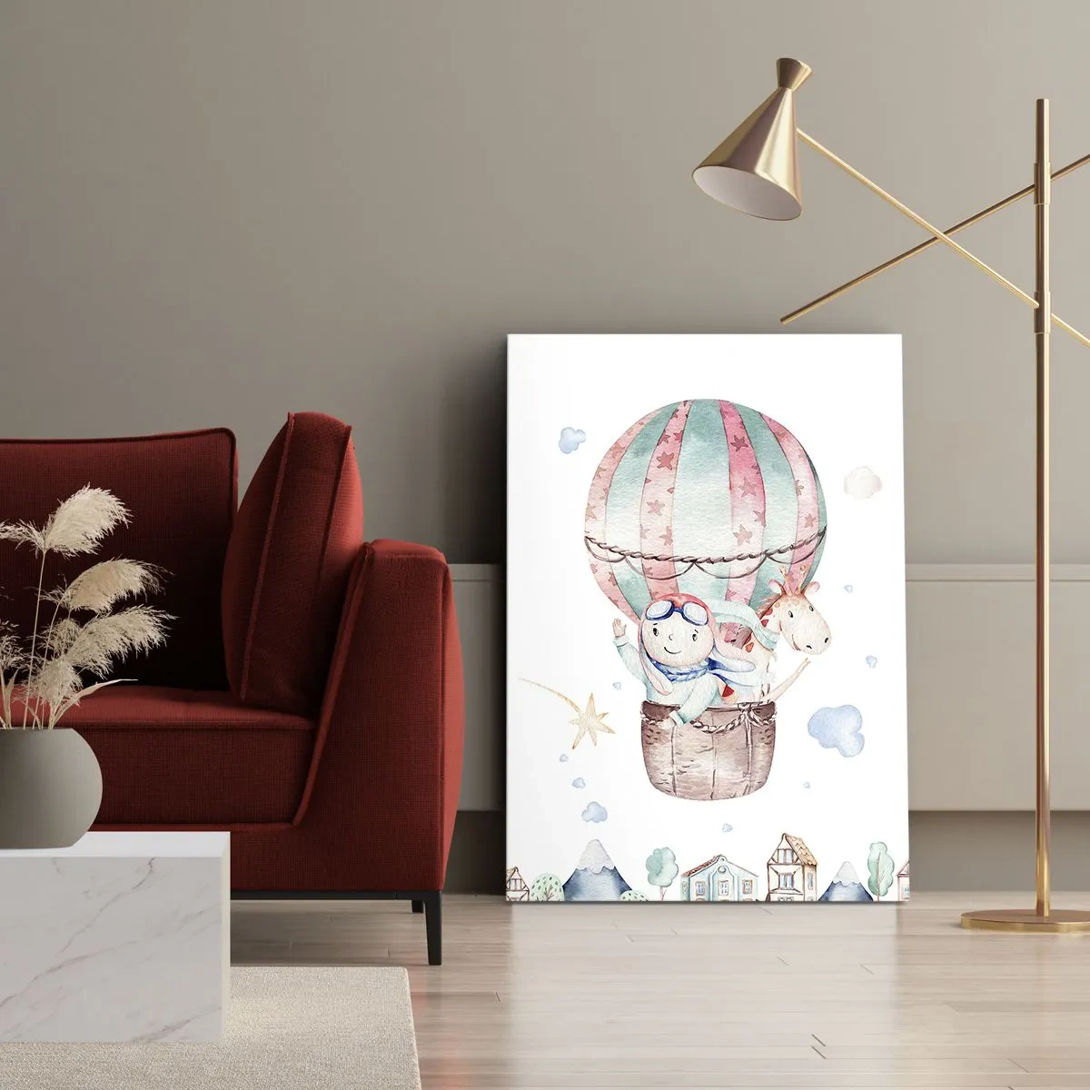 Cuadro sobre lienzo - Impresión de Imagen - Volveremos pronto - 70x100 cm