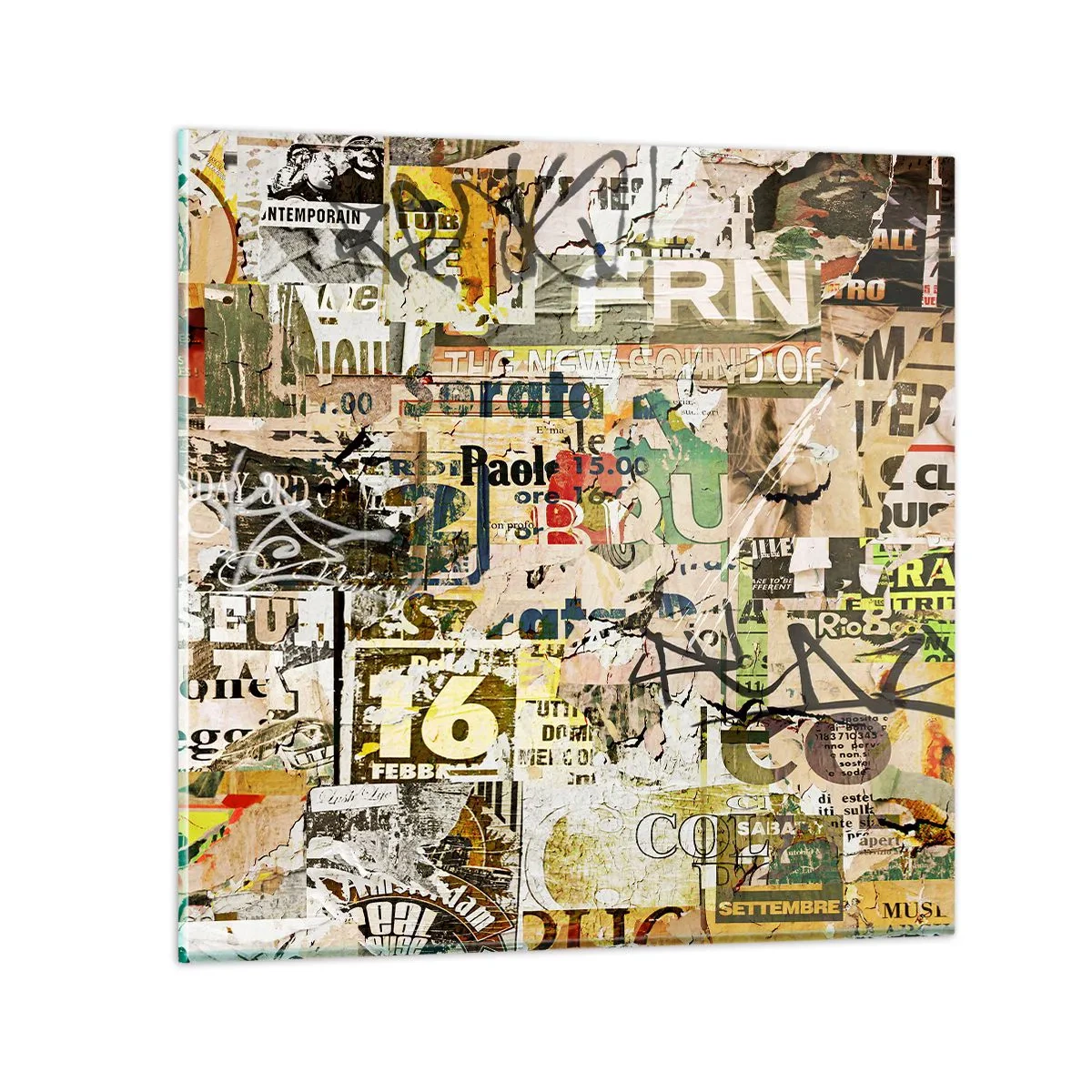 Cuadro sobre vidrio - Impresiones sobre Vidrio - Oh, está sucediendo... - 60x60 cm