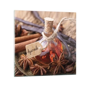 Cuadro sobre vidrio - Impresiones sobre Vidrio - Hacia la unidad del cuerpo y el espíritu - 60x60 cm