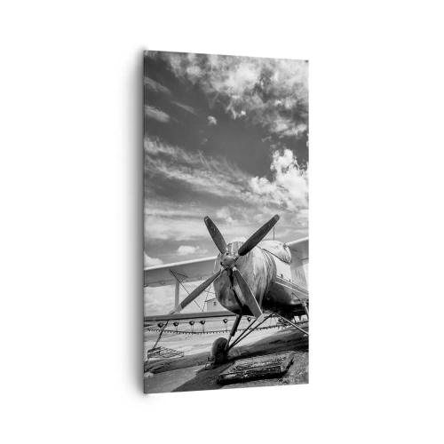 Cuadro sobre lienzo - Impresión de Imagen - No puedo esperar - 65x120 cm