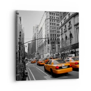 Cuadro sobre lienzo - Impresión de Imagen - Los soles de la gran ciudad - 30x30 cm