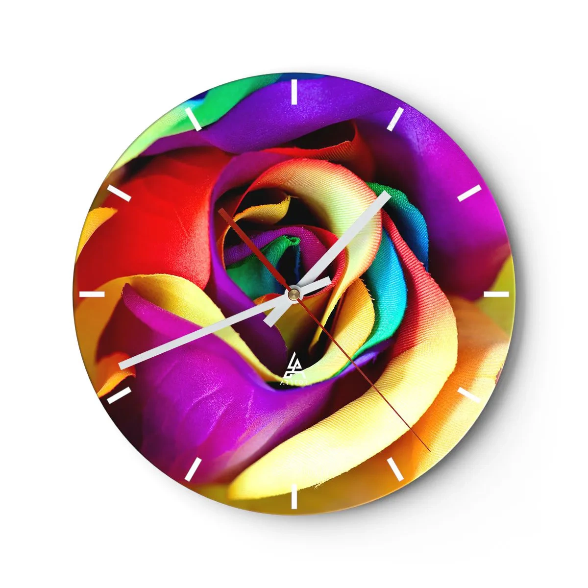 Reloj de pared - Reloj de vidrio - Es imposible - 40x40 cm