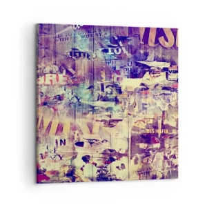 Cuadro sobre lienzo - Impresión de Imagen - Y eso es todo lo que quedará - 60x60 cm