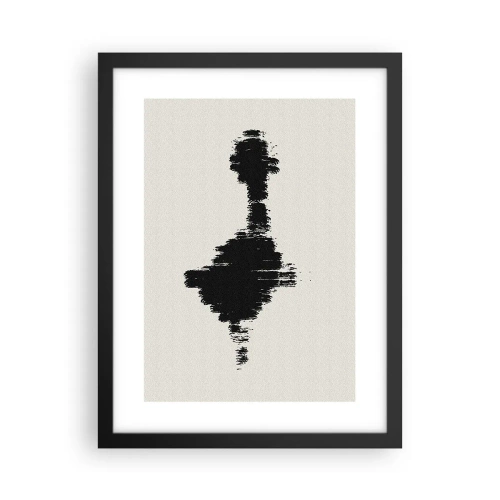 Póster en marco negro - Vibraciones de la imaginación - 30x40 cm