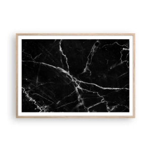 Póster en marco roble claro - La vida secreta de la piedra - 100x70 cm