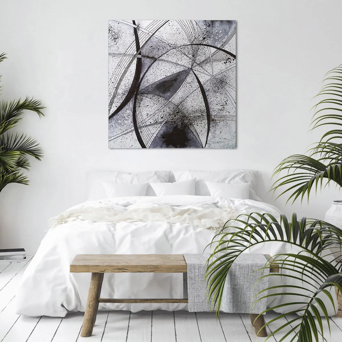 Cuadro sobre lienzo - Impresión de Imagen - Fantasía futurista - 70x70 cm