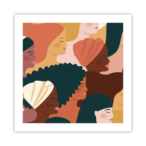 Póster - La feminidad - 50x50 cm