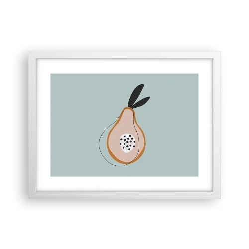 Póster en marco blanco - El interior de la naturaleza - 40x30 cm