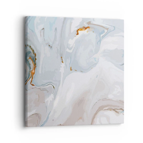 Cuadro sobre lienzo - Impresión de Imagen - Blanco fusión - 30x30 cm