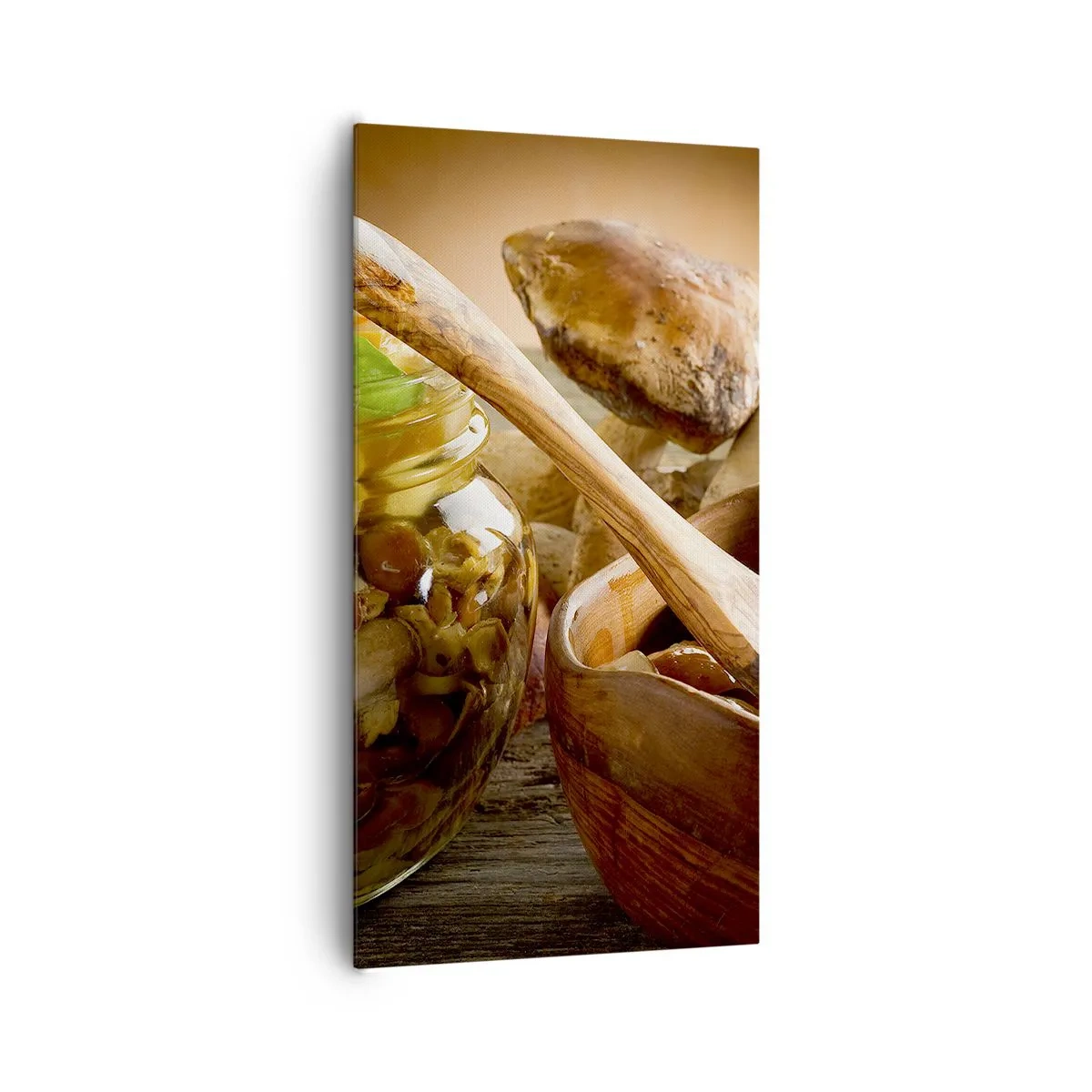Cuadro sobre lienzo - Impresión de Imagen - Ya sea fresco, o salado, o de temporada de otoño.... - 65x120 cm