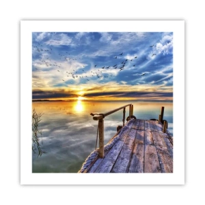 Póster - El viento se va a descansar - 50x50 cm