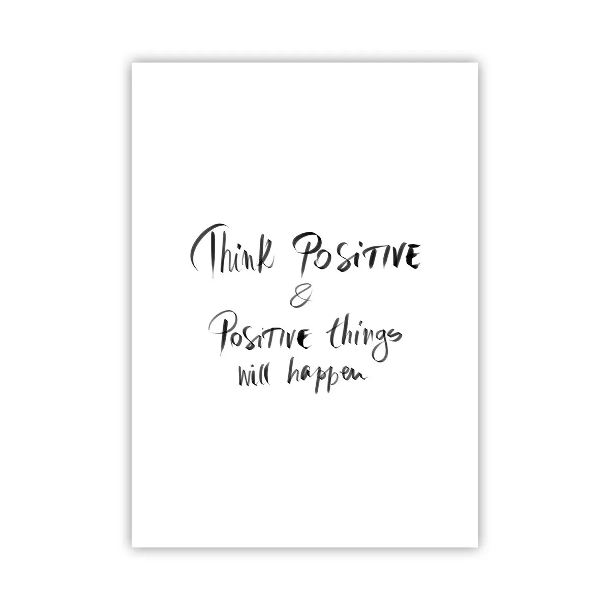 Póster - Inscripción motivacional en estilo blanco y negro. - 50x70cm - ¿Cómo vivir? - Decoración de pared moderna para salón y dormitorio ARTTOR