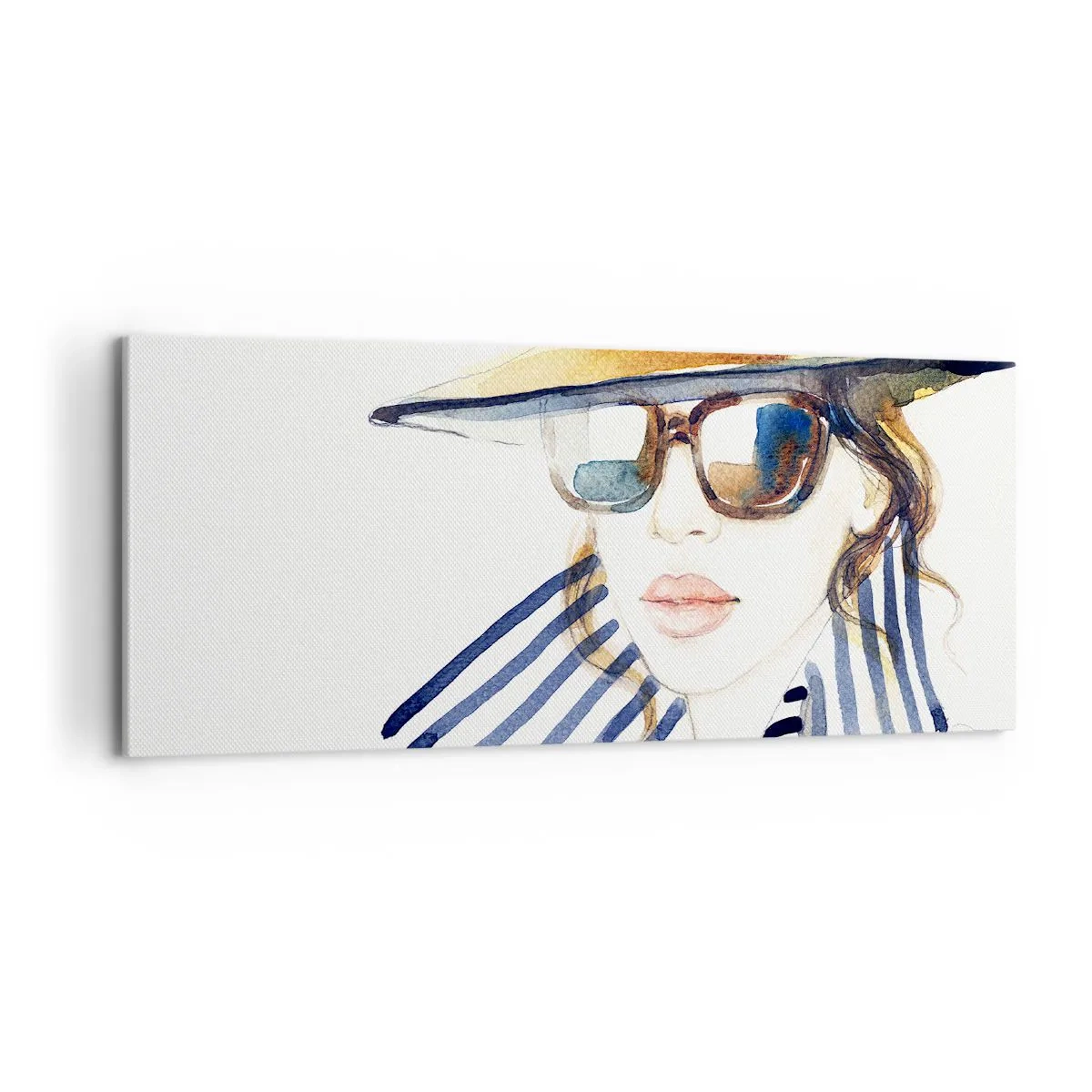 Cuadro sobre lienzo - Impresión de Imagen - ¡Florida le da la bienvenida! - 100x40 cm