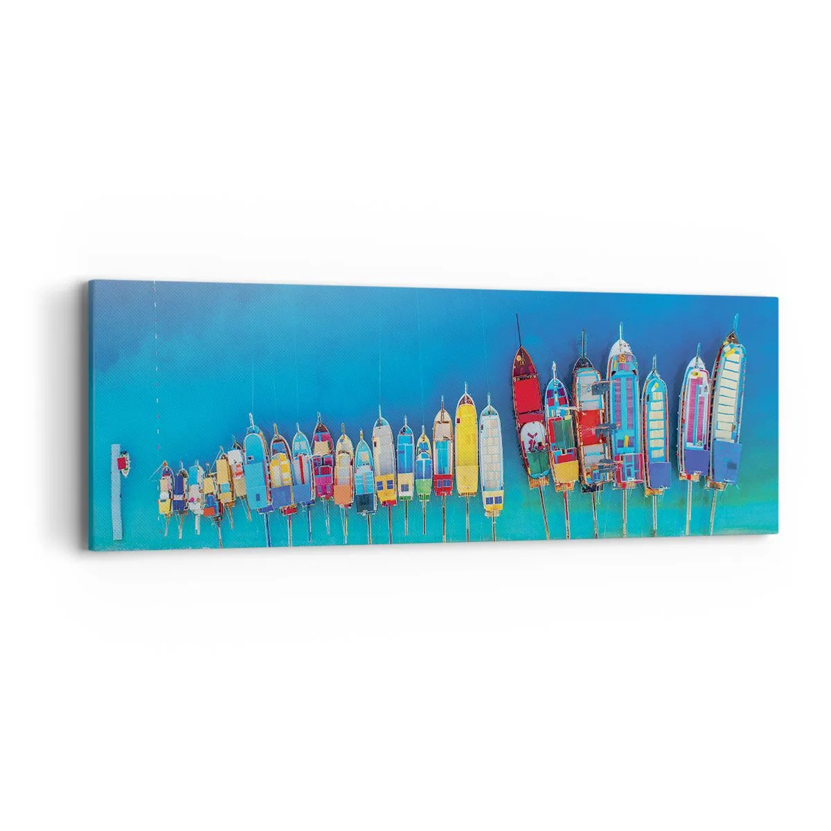 Cuadro sobre lienzo - Impresión de Imagen - A vista de pájaro - 90x30 cm