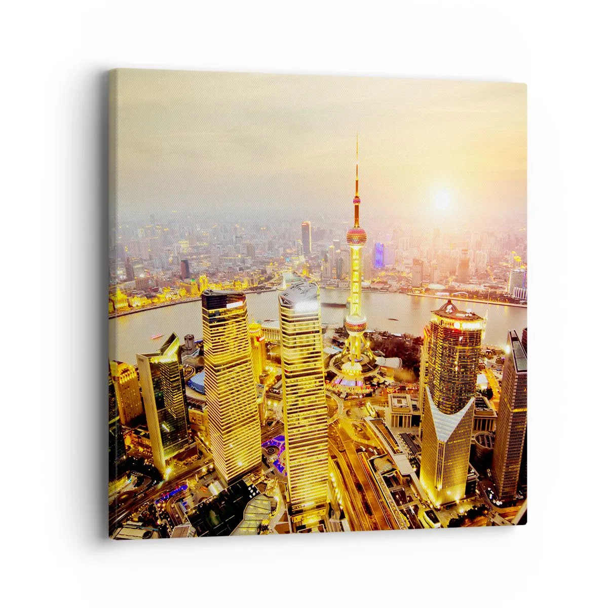 Cuadro sobre lienzo - Impresión de Imagen - Sueño asiático - 40x40 cm