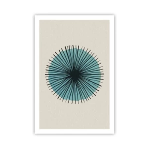 Póster - Radiante en azul - 61x91 cm