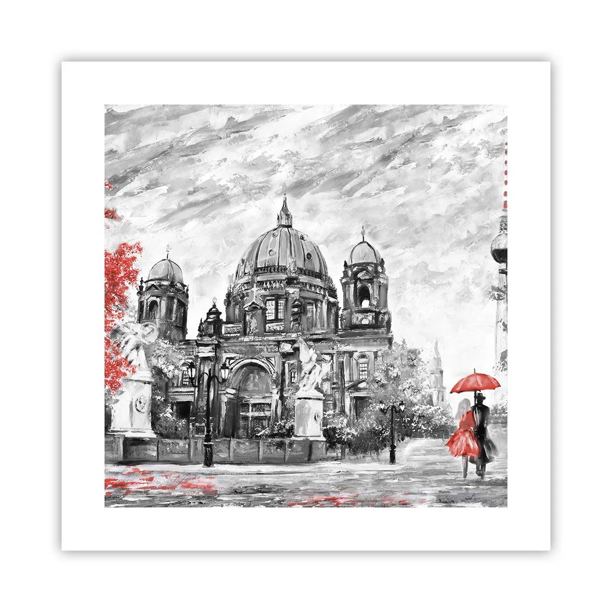 Póster - Reunión en Berlín - 40x40 cm