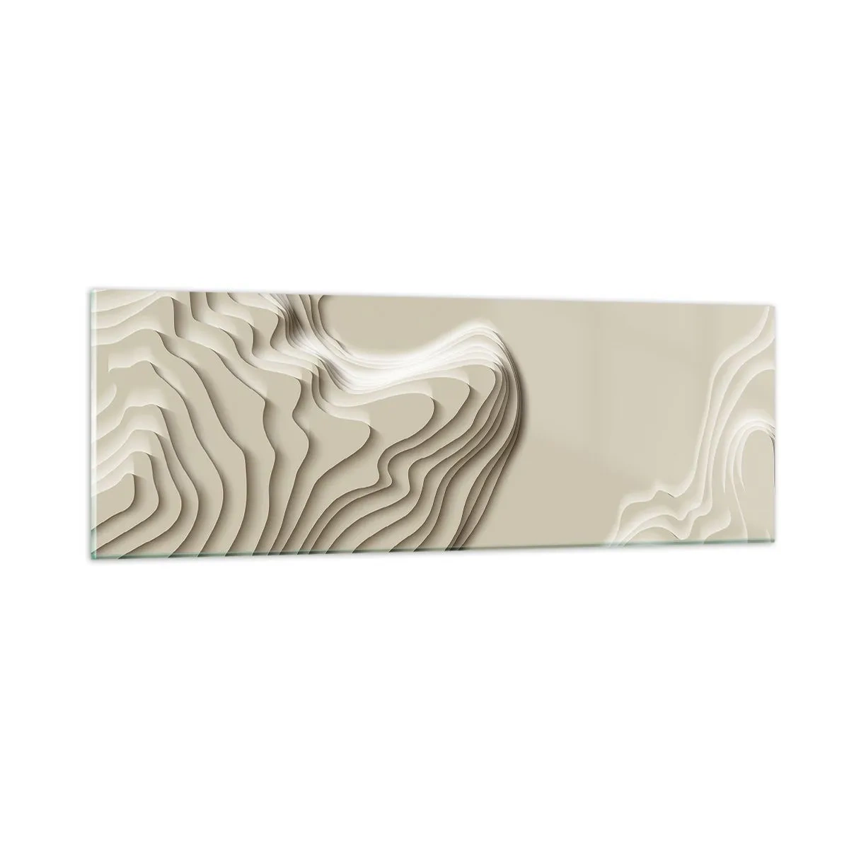 Cuadro sobre vidrio - Impresiones sobre Vidrio - Topografía del arte - 90x30 cm