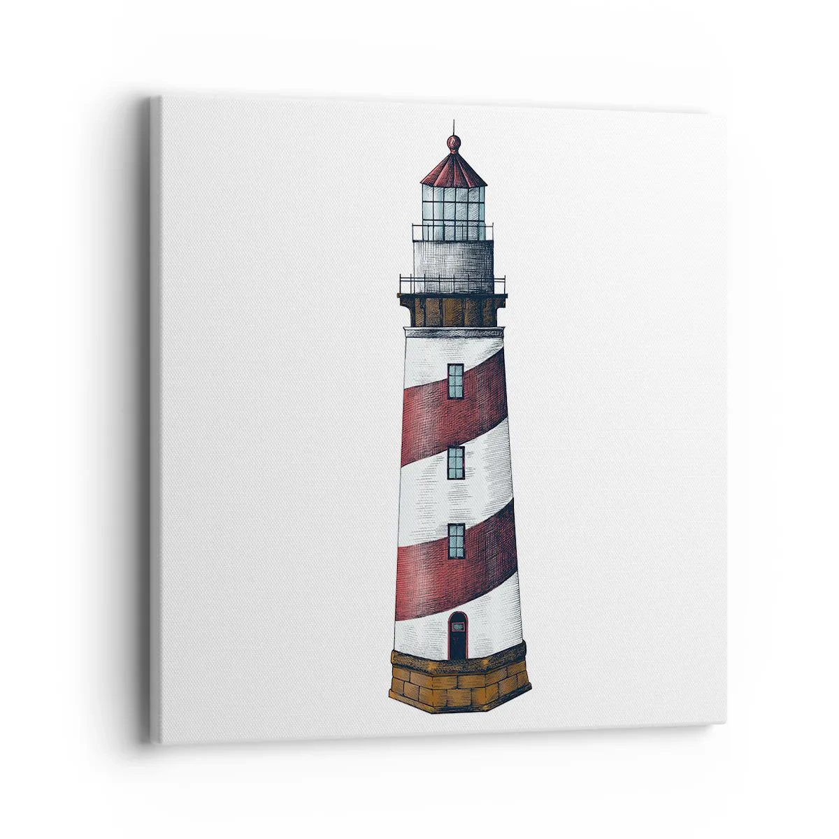 Cuadro sobre lienzo - Impresión de Imagen - Siempre en guardia - 40x40 cm