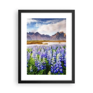 Póster en marco negro - La fuerza y la severidad junto a la dulzura - 30x40 cm