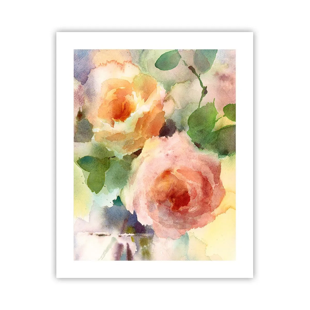 Póster - Delicado como una acuarela - 40x50 cm