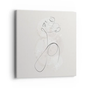 Cuadro sobre lienzo - Impresión de Imagen - La espiral de la belleza - 40x40 cm