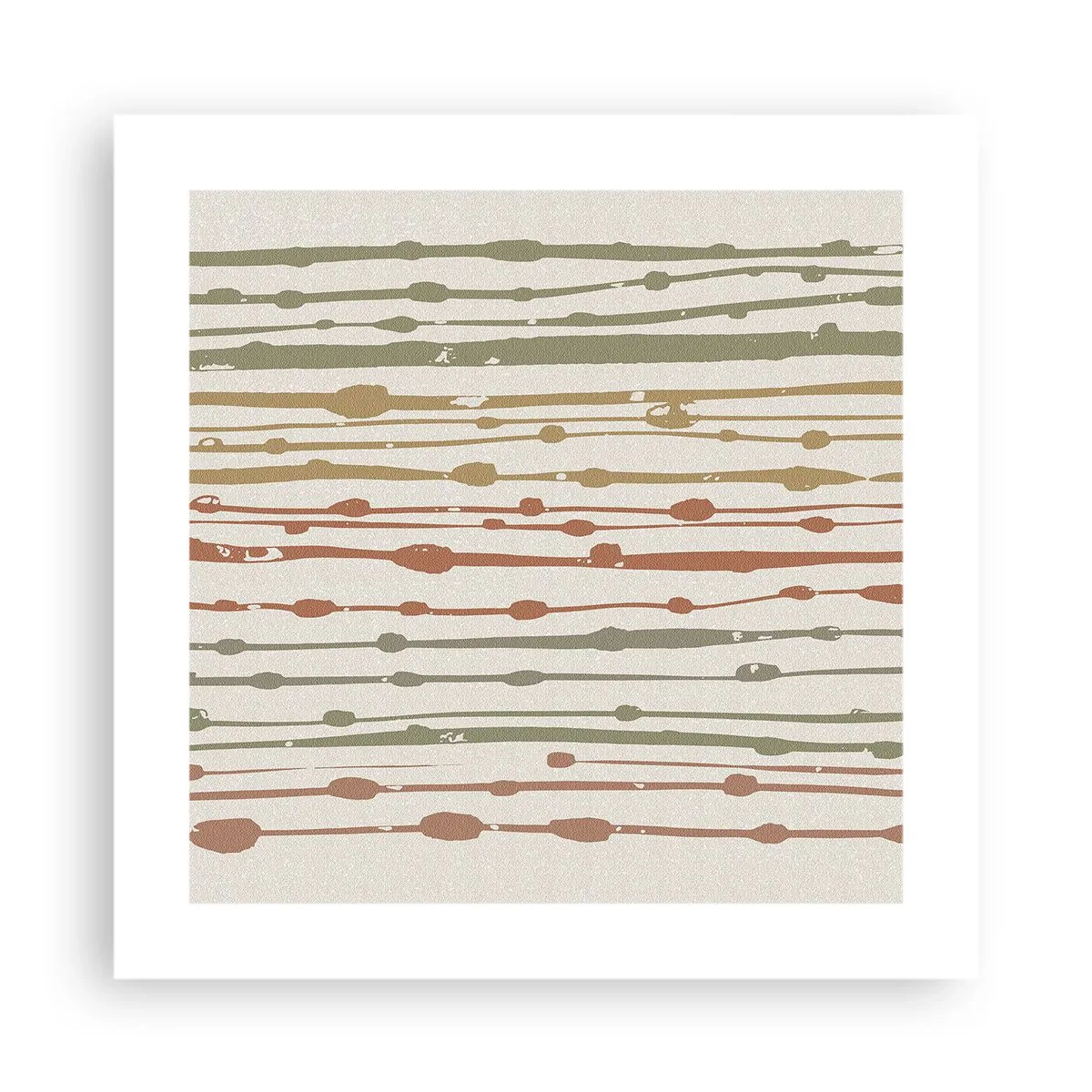 Póster - Composición de notas musicales - 40x40 cm