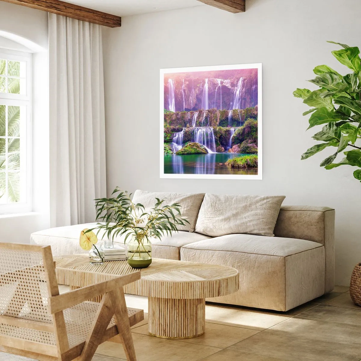 Póster - Escalera al cielo - 50x50 cm