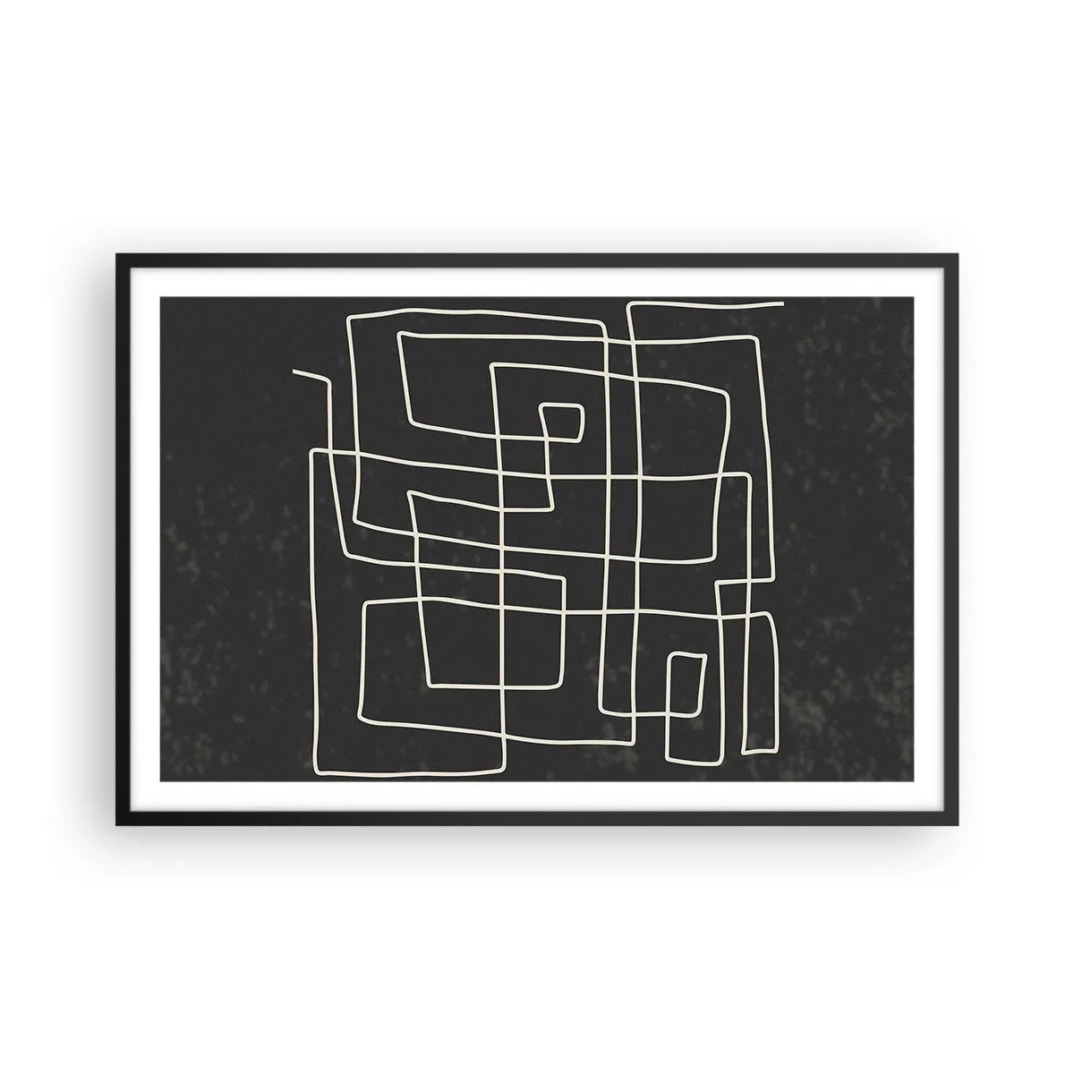 Póster en marco negro - No es tan sencillo - 91x61 cm
