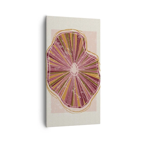 Cuadro sobre lienzo - Impresión de Imagen - Abstracción radiante - 55x100 cm