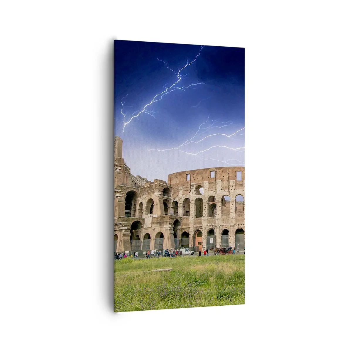 Cuadro sobre lienzo - Impresión de Imagen - Arena de guerreros - 65x120 cm