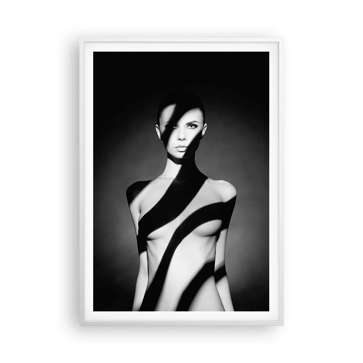 Póster en marco blanco - En la luz y en la sombra - 70x100 cm