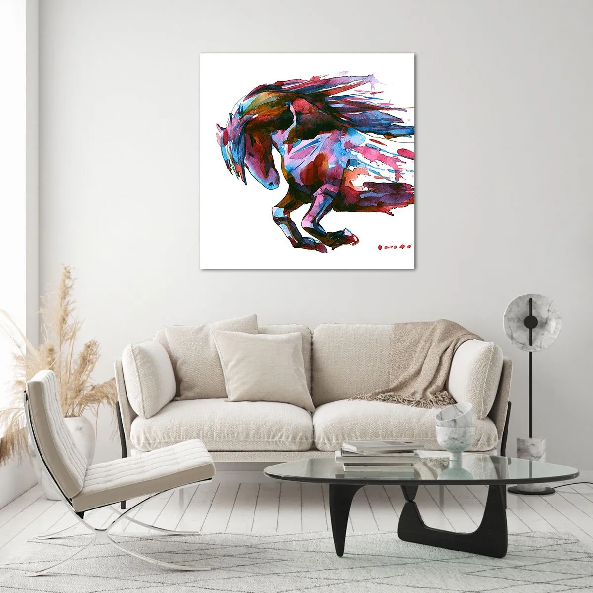 Cuadro sobre vidrio - Impresiones sobre Vidrio - En éxtasis - 40x40 cm