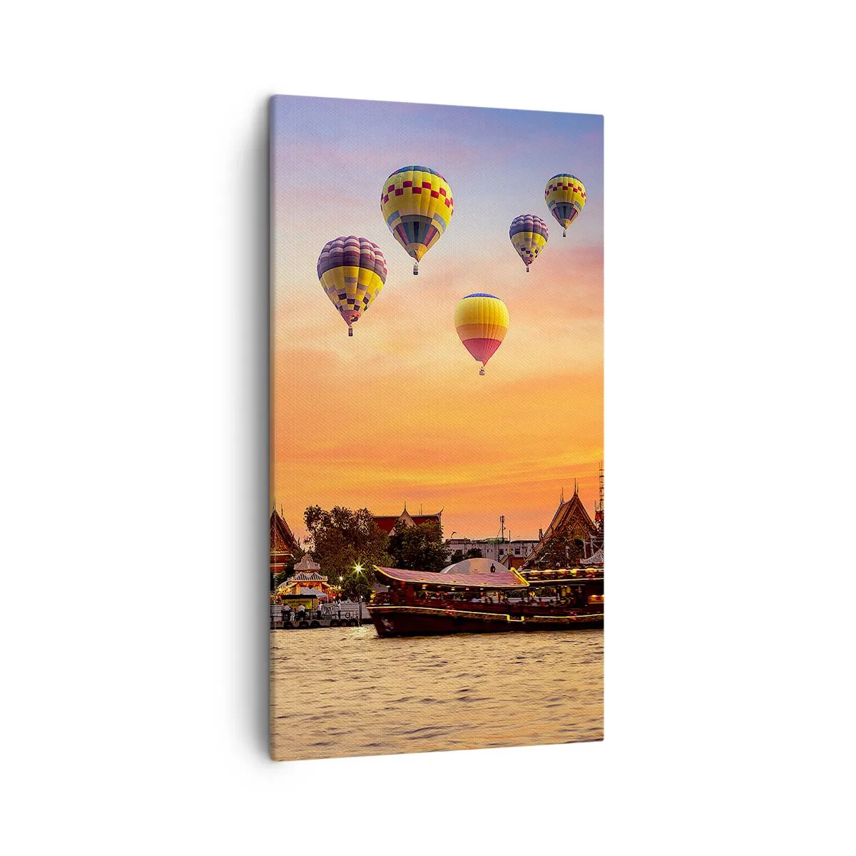 Cuadro sobre lienzo - Impresión de Imagen - Aquí es donde nacen los cuentos de hadas - 45x80 cm