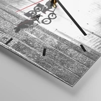 Esfera sin numeración, con rayas