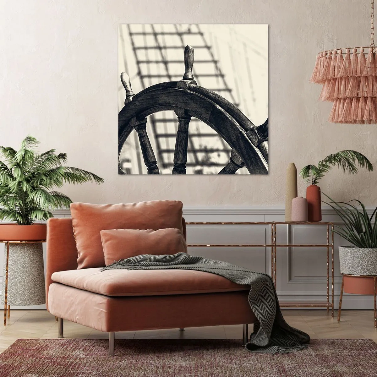 Cuadro sobre lienzo - Impresión de Imagen - Un cuento marino - 70x70 cm