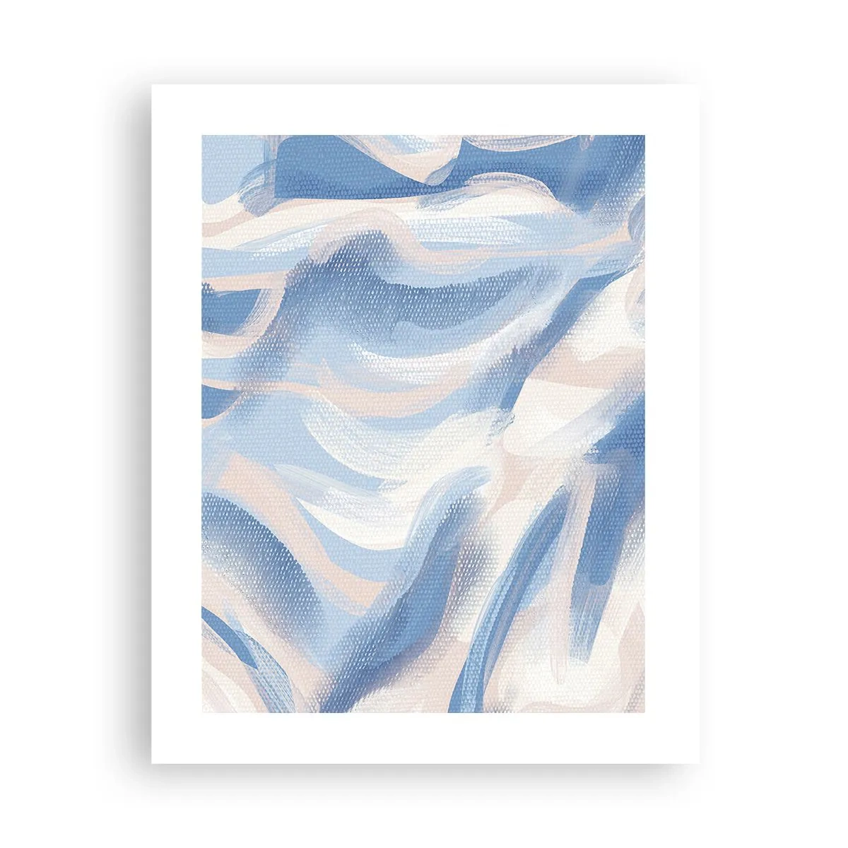 Póster - Ondas azules - 40x50 cm