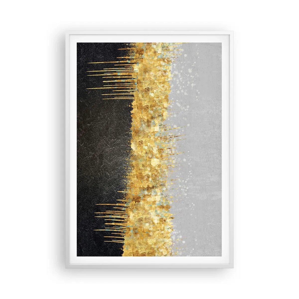 Póster en marco blanco - Hacia arriba y hacia abajo - 70x100 cm
