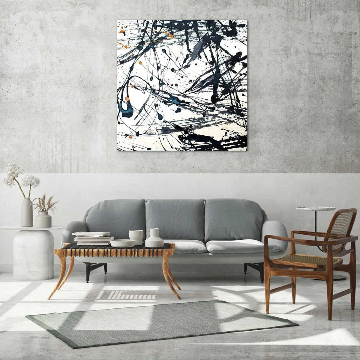 Cuadro sobre vidrio - Impresiones sobre Vidrio - ¿Con o sin sentido? - 40x40 cm