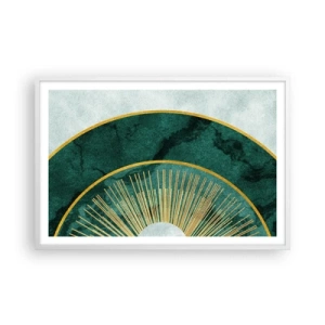 Póster en marco blanco - Un sistema solar diferente - 91x61 cm