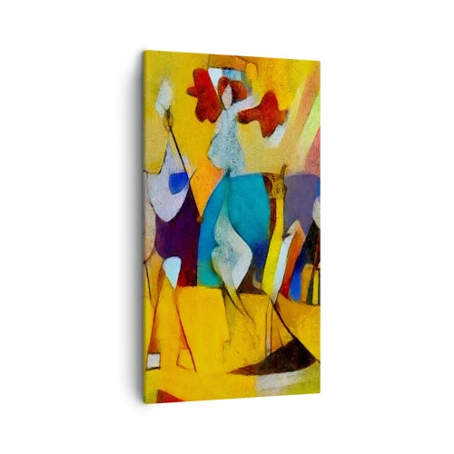 Cuadro sobre lienzo - Impresión de Imagen - Sol - vida - alegría - 45x80 cm