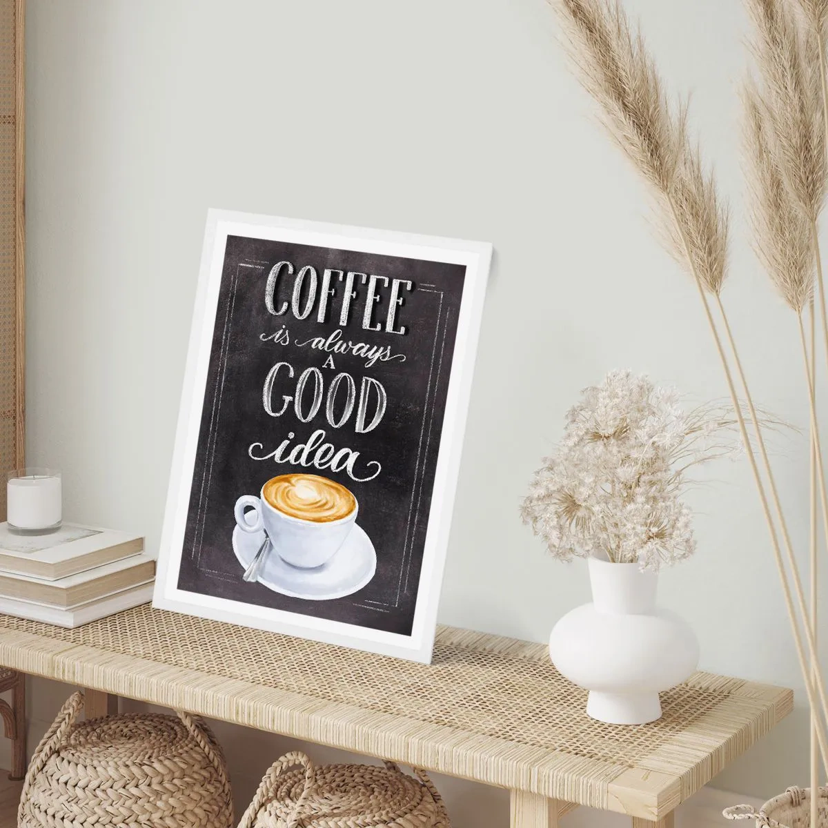 Póster en marco blanco - Por supuesto - 70x100 cm