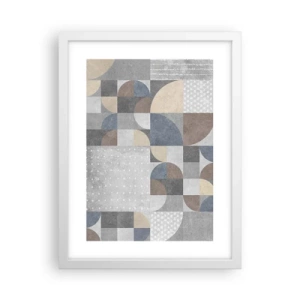 Póster en marco blanco - Fantasía cerámica - 30x40 cm