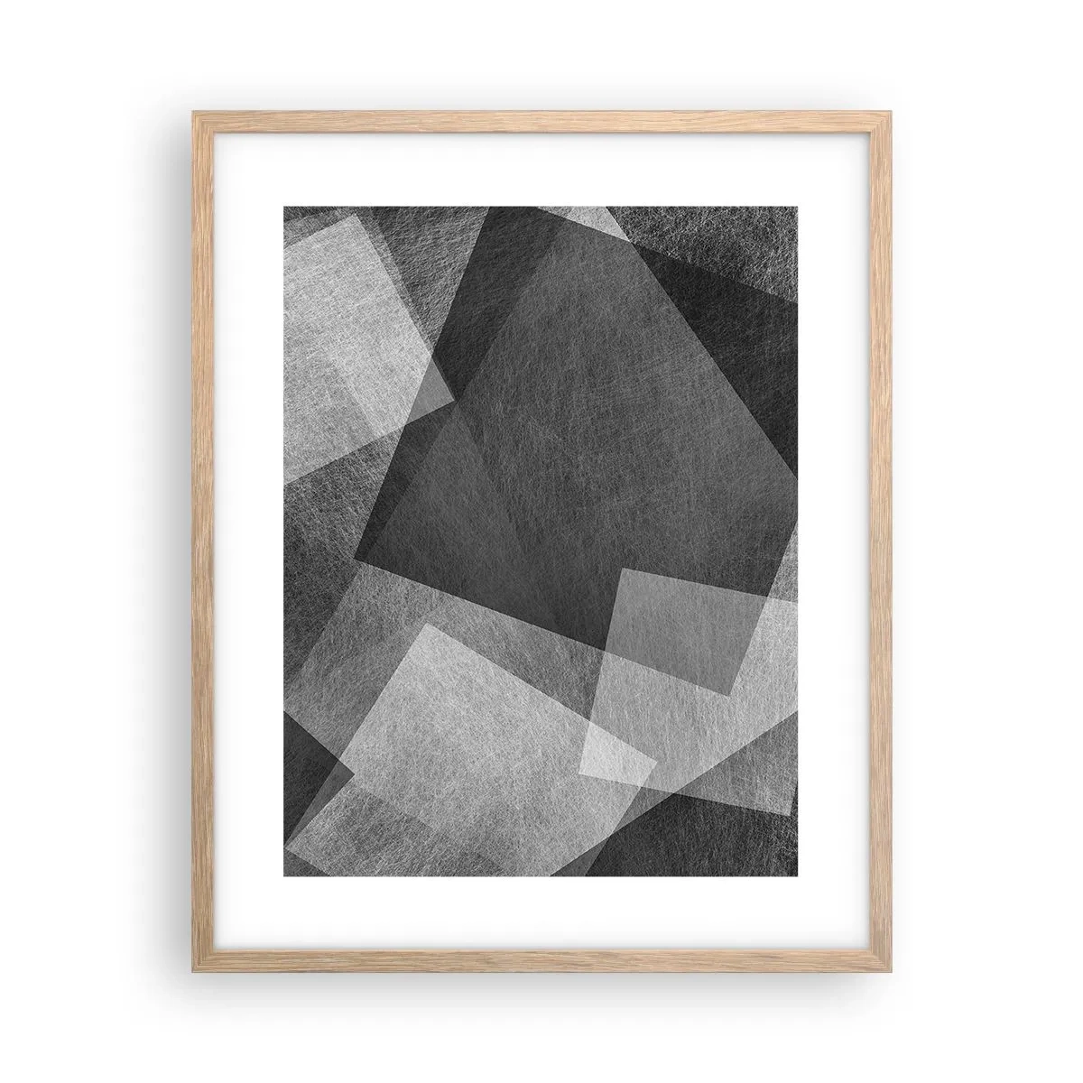 Póster en marco roble claro - Un símbolo eterno de permanencia y orden - 40x50 cm