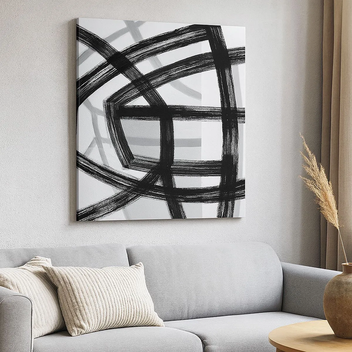 Cuadro sobre lienzo - Impresión de Imagen - Construir profundidad - 30x30 cm